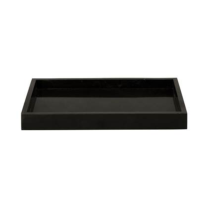 present time - Tray Marble small black