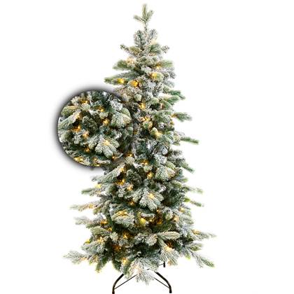 bende persoonlijkheid Krijger Kerstboom Excellent Trees® LED Varberg 150cm met Sneeuw en lampjes kopen?  Shop bij fonQ!