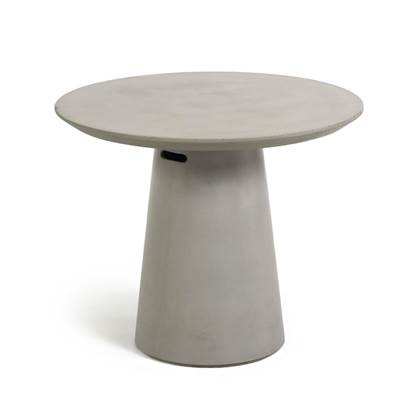 Kave Home - Itai tafel cement Ø 90 cm