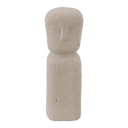 vtwonen Ecomix Sculpture Face Ornament Small - Sand