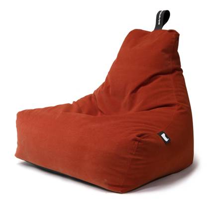 Extreme Lounging - indoor b-bag - mighty-b suede Rust