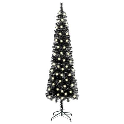 vidaXL zwarte kerstboom klein smal 120 cm