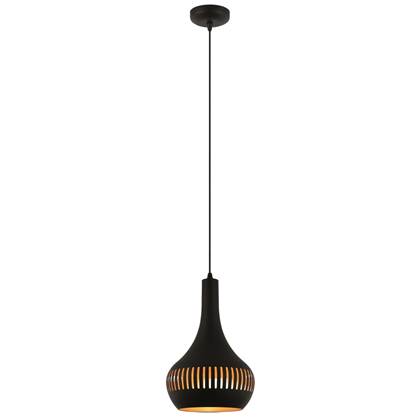 Freelight Hanglamp Canna Zwart - Goud 1 Lichts E27