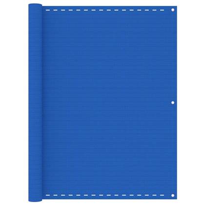 VidaXL Balkonscherm 120x500 cm HDPE blauw