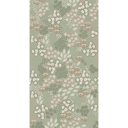 ESTAhome fotobehang bloemmotief vergrijsd mintgroen - 159212 - 1,50 x