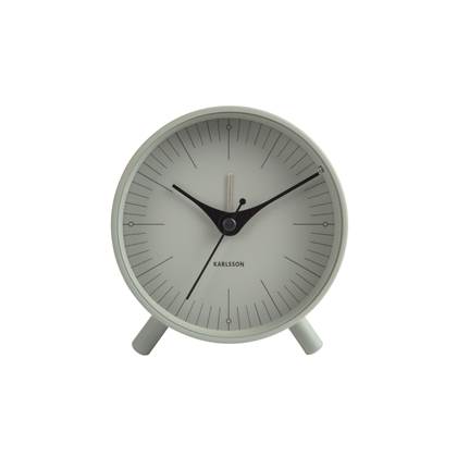 Karlsson Tafelklokken Alarm clock Index metal Grijs online kopen