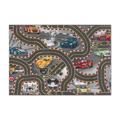 Carpet Studio Racer Speelkleed - Grijs - 95x133cm