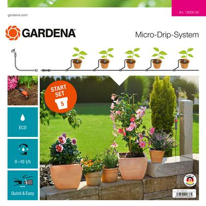 Gardena MicroDrip Terras/Balkon Startset