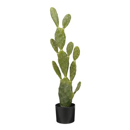 Mica Decorations Cactus Kunstplant in Bloempot - H95 x Ã25 cm - Groen