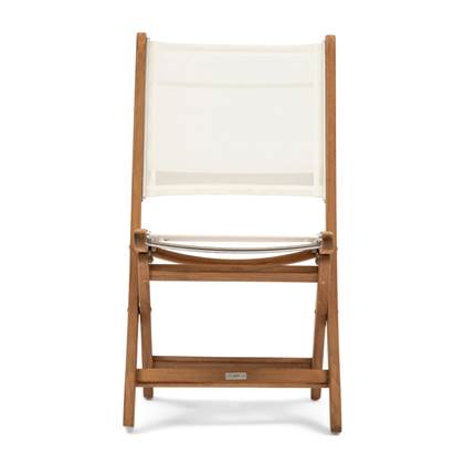 Riviera Maison Tuinstoel zonder armleuning - Gili Dining Chair - Wit