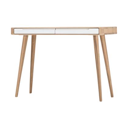 Gazzda Ena dressing table houten kaptafel whitewash - 110 x 42 cm