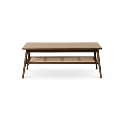 Olivine Boas houten salontafel gerookt eiken - 120 x 60 cm