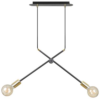 Emibig - Hanglamp Geomet 2 Zwart 50 cm .
