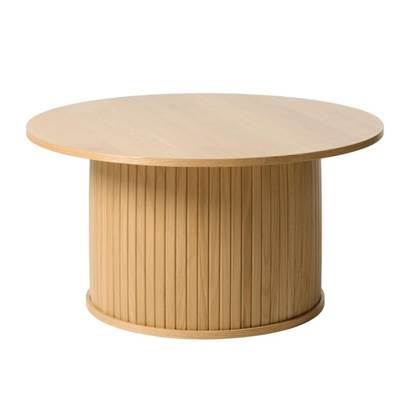 Olivine Lenn houten salontafel naturel - Ã90 cm