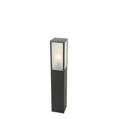 QAZQA staande Buitenlamp charlois - Zwart - Modern - L 14cm