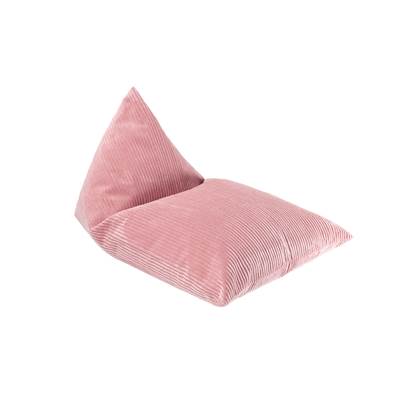Wigiwama Mini Loungie - Kinderzitzak - Pink Mousse - roze - ribfluweel