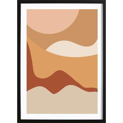 Wallified Desert Abstract Poster (50x70cm)