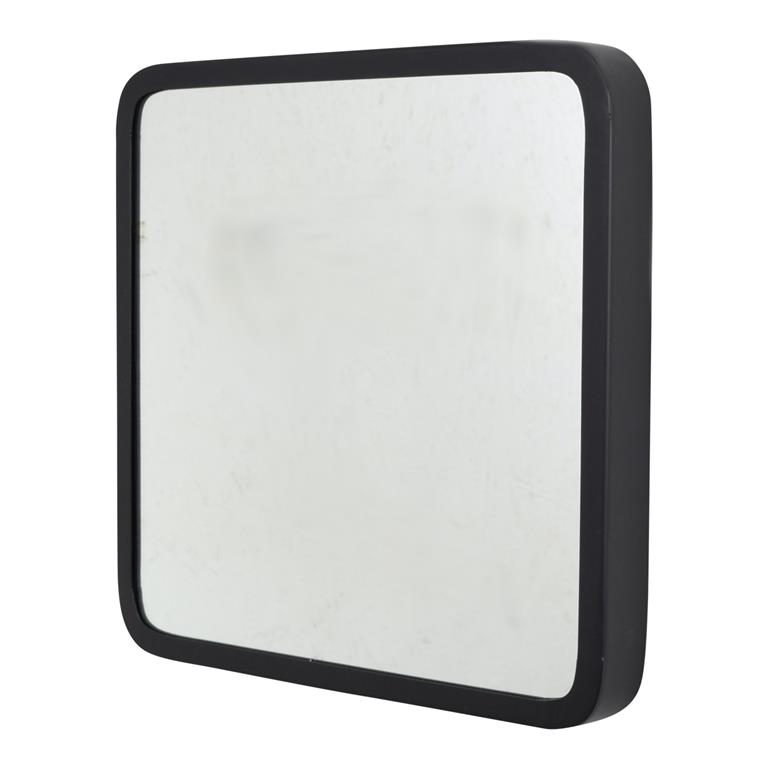 Loft42 Mirror Spiegel Vierkant Zwart Industrieel Metaal 42x42