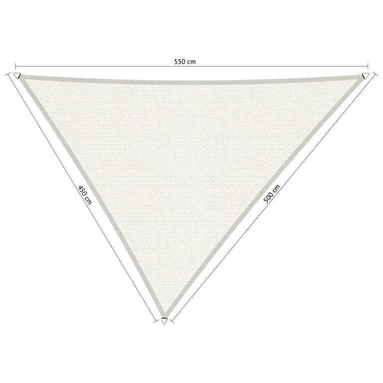 Shadow Comfort driehoek 4 5x5x5 5m Arctic White