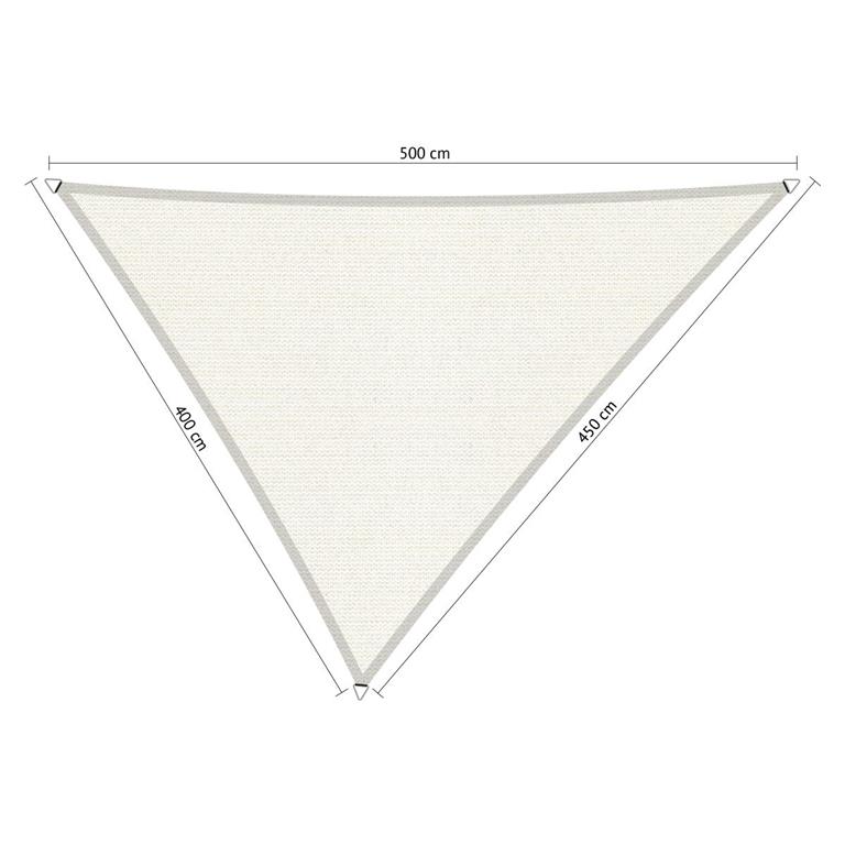 Shadow Comfort driehoek 4x4 5x5m Arctic White