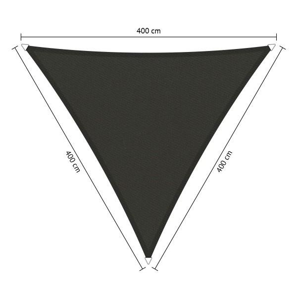 Shadow Comfort waterafstotend driehoek 4x4x4m Warm grey