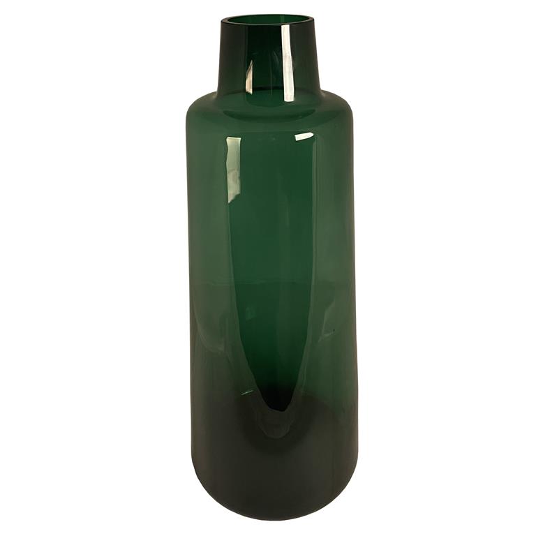 Vase The World Jana Dark green Ø20 x H40 cm