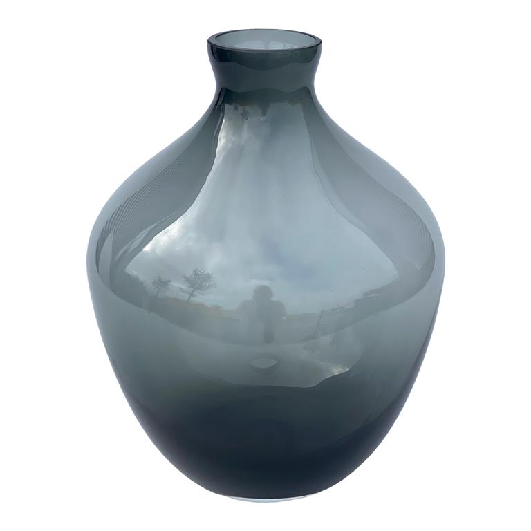 Vase The World Traun Vaas Grey
