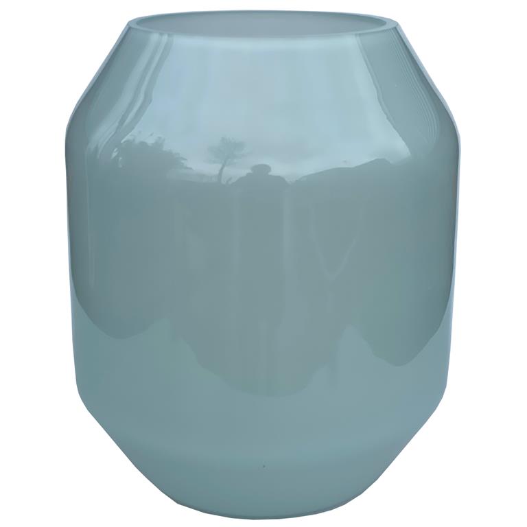 Vase The World Sill opal blue grey Ø24 x H29 cm