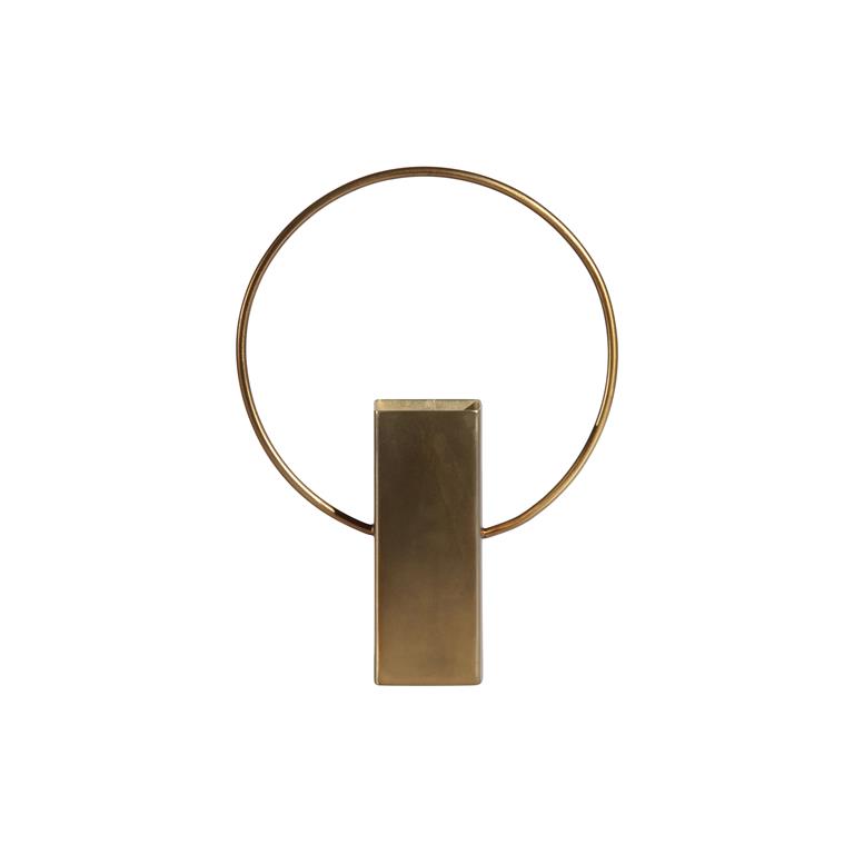 BePureHome Ring Vaas Metaal Antique Brass Set van 2