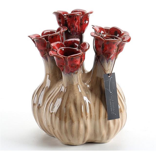 Villa Pottery Nature-Red 5x tuit vaas Quito