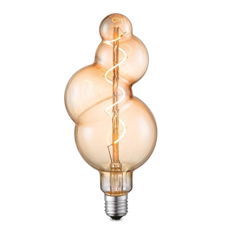 Home Sweet Home LED lamp Bubble E27 4W dimbaar amber