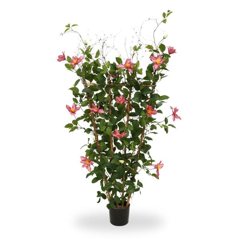 Maxi Fleur kunstplanten Clematis kunstheg 125cm rose