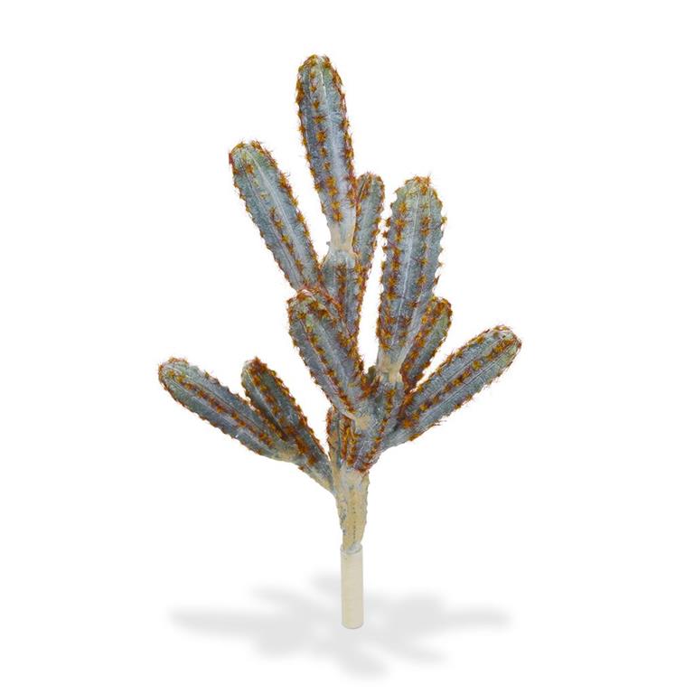Maxi Fleur kunstplanten Tetragonus Cactus kunstplant 45cm bruin