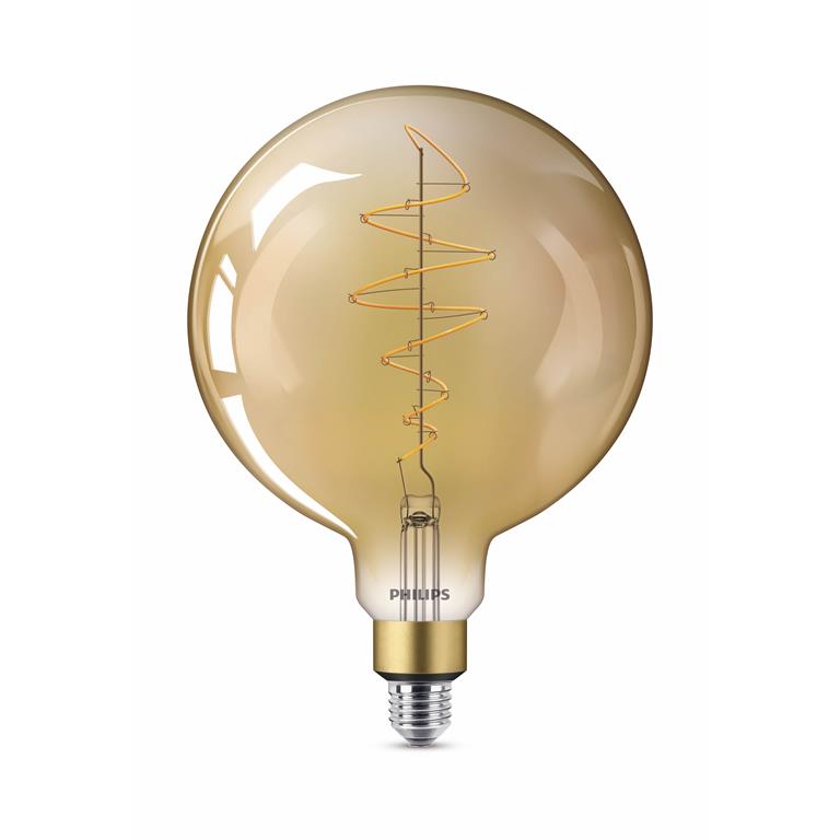 Philips LED Deco filament globe lamp dimbaar E27 7W 470lm 1800K 230V
