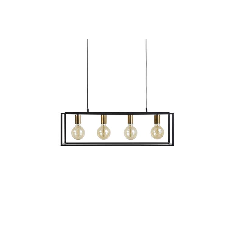 Lifa Living Hanglamp met Metalen Frame en Gouden Fitting 75 x 22 x 22