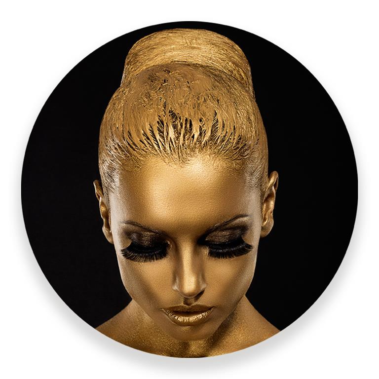 Sweet Living Wandcirkel Golden Make-Up Ø100 cm