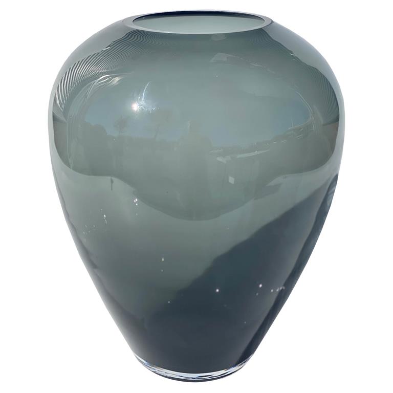 Vase The World Kander M grey Ø27 5 x H35 cm