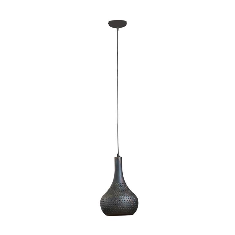 Duverger Flask Cone Hanglamp zwart bruin metalen kegelvormige