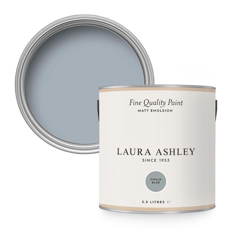 Laura Ashley Muurverf Mat Chalk Blue Blauw 2 5 liter