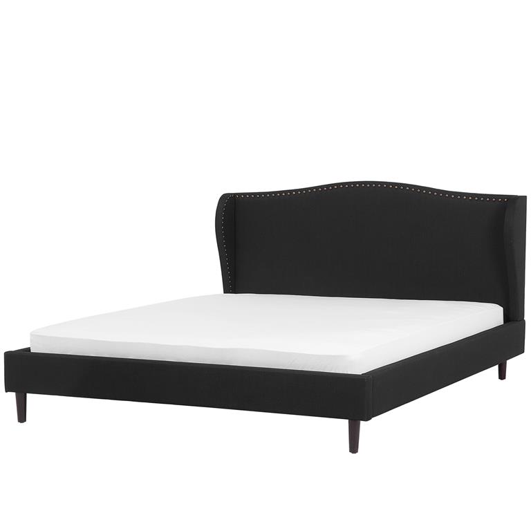 Beliani COLMAR Bed zwart 160x200