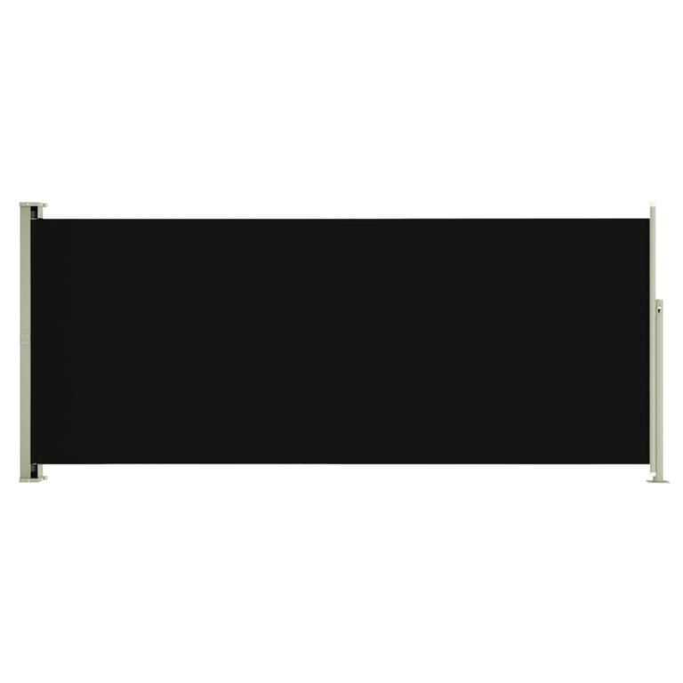 VidaXL Tuinscherm uittrekbaar 220x500 cm zwart