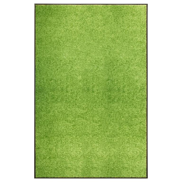 VidaXL Deurmat wasbaar 120x180 cm groen