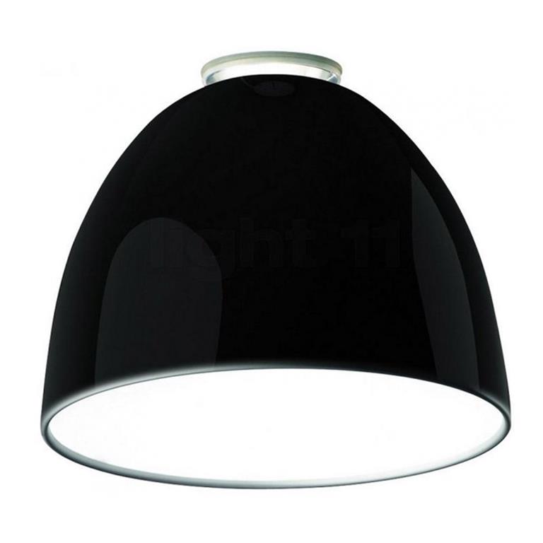 Artemide Nur Mini plafondlamp glanzend zwart