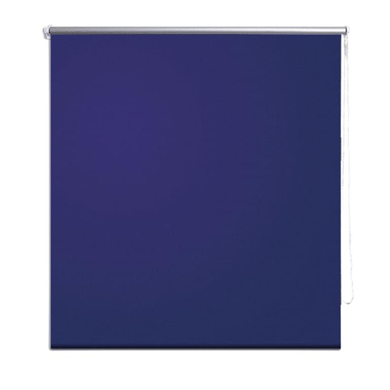 VidaXL Rolgordijn verduisterend 120 x 175 cm marineblauw