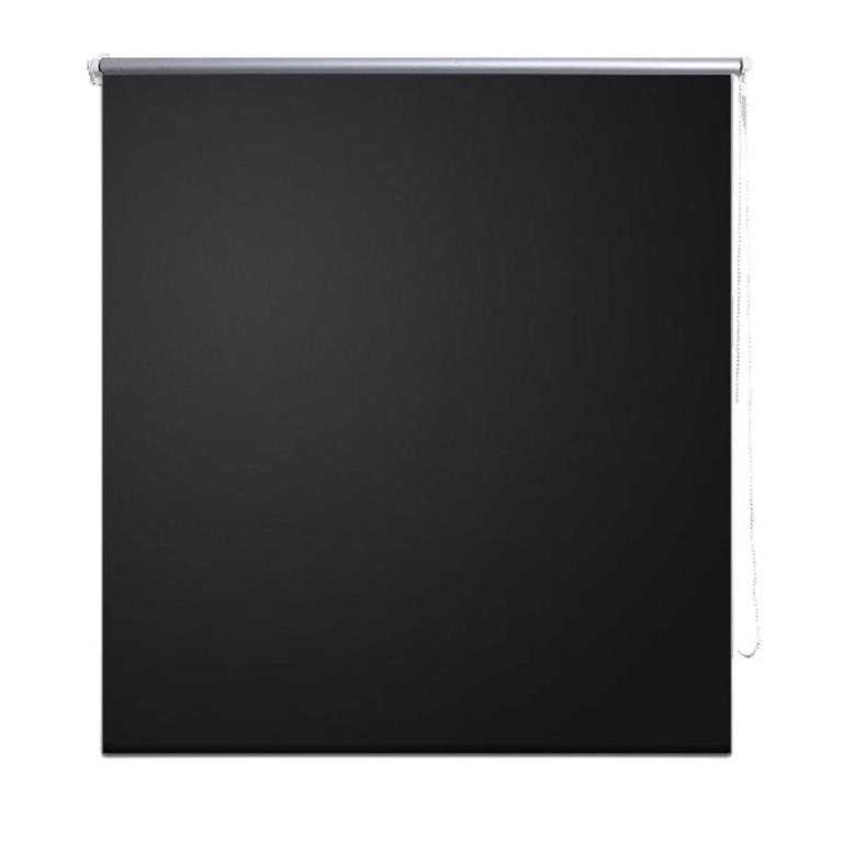 VidaXL Rolgordijn verduisterend 60 x 120 cm zwart