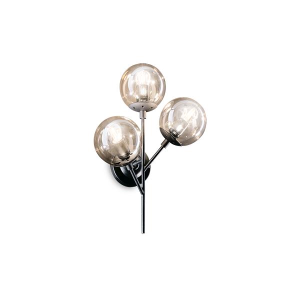 Ideal Lux Wandlamp modern Metaal Zwart