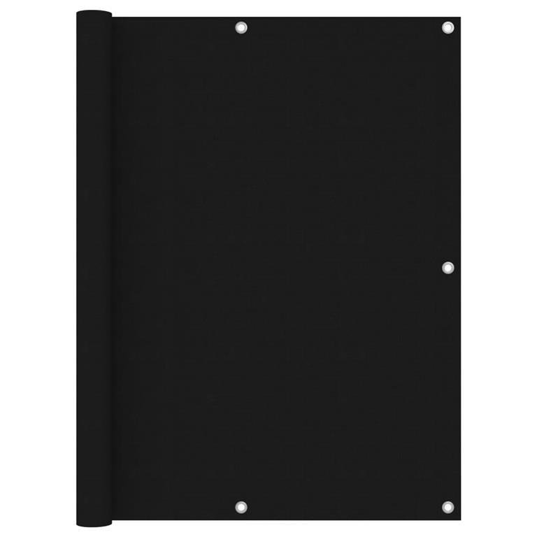 VidaXL Balkonscherm 120x400 cm oxford stof zwart