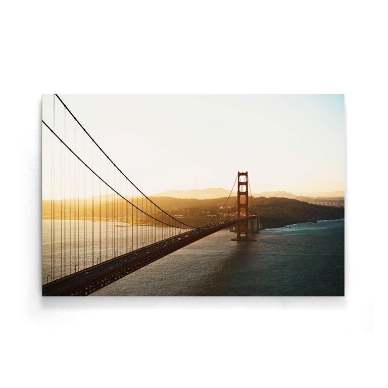 Walljar.com Walljar Poster Golden Gate Sunset