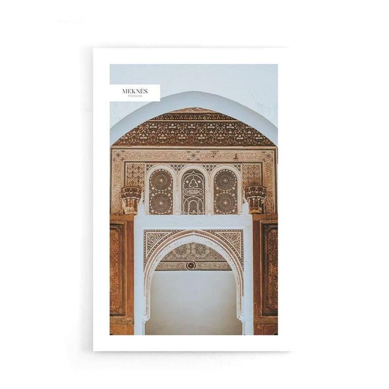Walljar.com Walljar Poster Moroccan Temple
