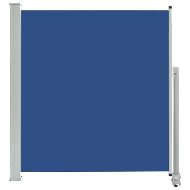 VidaXL Tuinscherm uittrekbaar 140x300 cm blauw